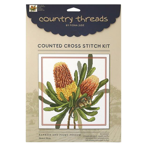 Fiona Jude Country Threads Counted Cross Stitch Kit (9 designs available) - CRAFT2U
