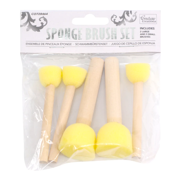 Sponge Brush Set 5pce - CRAFT2U