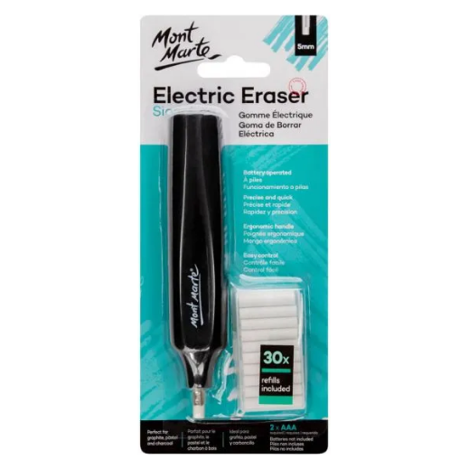 Electric Eraser with 30pce Erasers - CRAFT2U