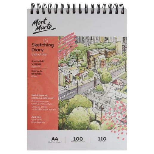 Jumbo Sketching Diary 110gsm A4 100 Sheet - CRAFT2U