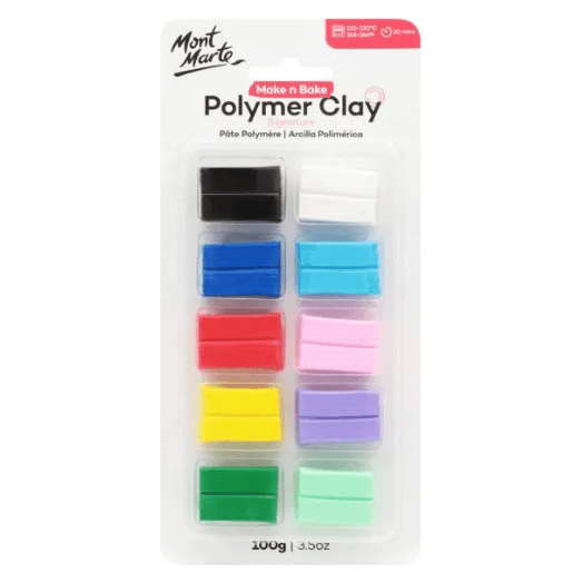 Mont Marte Polymer Clay Mini Cutter Set 10pc