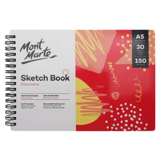 Sketch Book Discovery 150gsm 30 Sheet (Available in A3,A4 and A5) - CRAFT2U