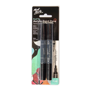 Acrylic Paint Pens Dual Tip 2pc - 3 colours - CRAFT2U