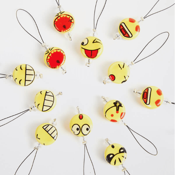 KnitPro Playful Beads Stitch Markers 12pc - (5 designs)