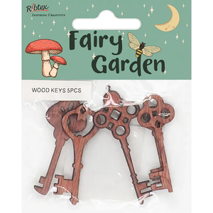 Wooden Fairy Garden Pieces - Various Designs & Sizes