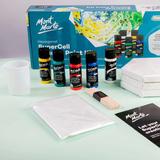 MM Supercell Pouring Paint Kit 32 pc - CRAFT2U
