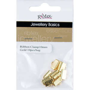 Ribbon Clamp - Gold or Silver - CRAFT2U