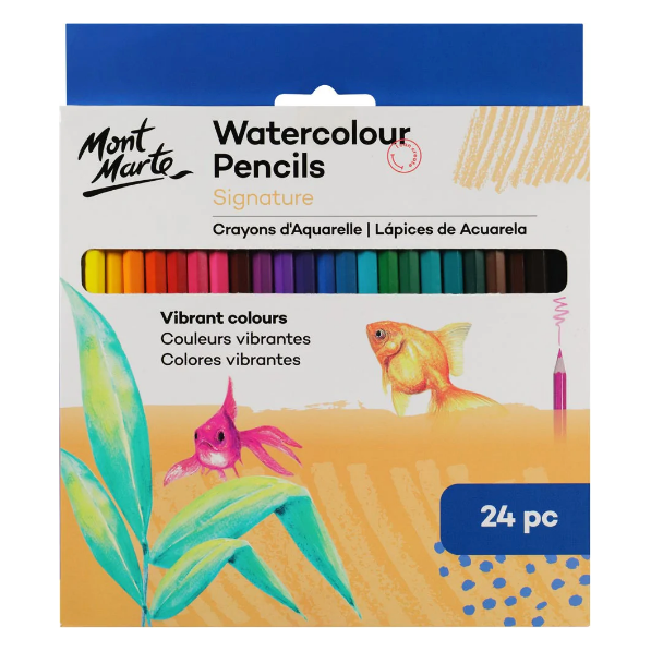Watercolour Pencils 24pce - CRAFT2U