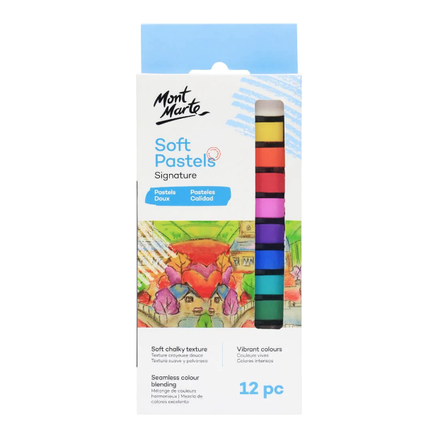 Signature Soft Pastels 12 Colours - CRAFT2U