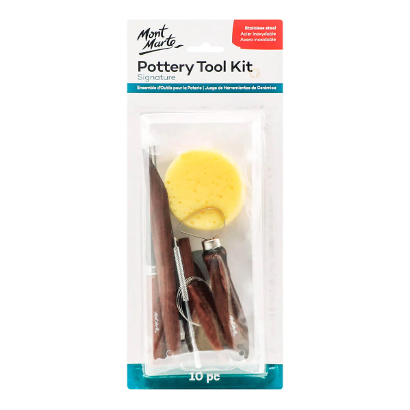 Pottery Tool Kit 10pce - CRAFT2U