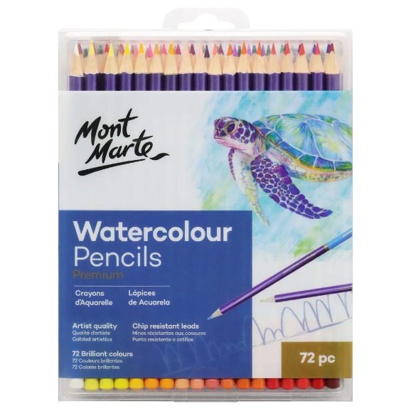 Watercolour Pencils 72pc - CRAFT2U