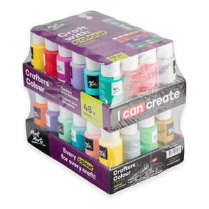 Crafters Colour Discovery Paint Set 48pc x 60ml