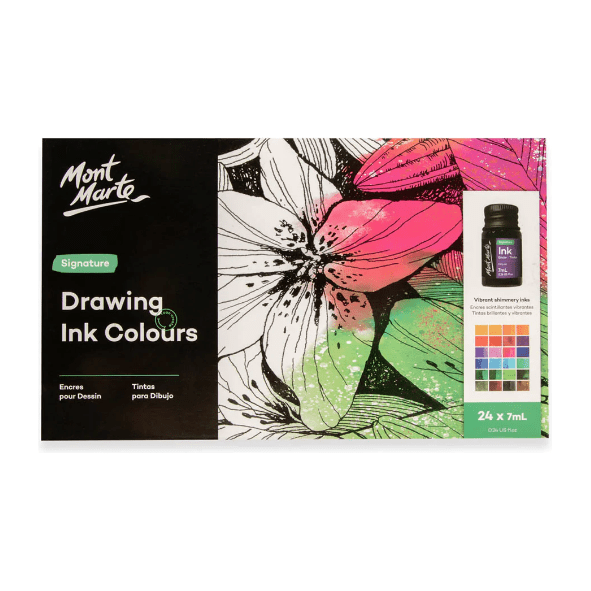MM Drawing Ink Colours 24pc x 7ml | | CRAFT2U