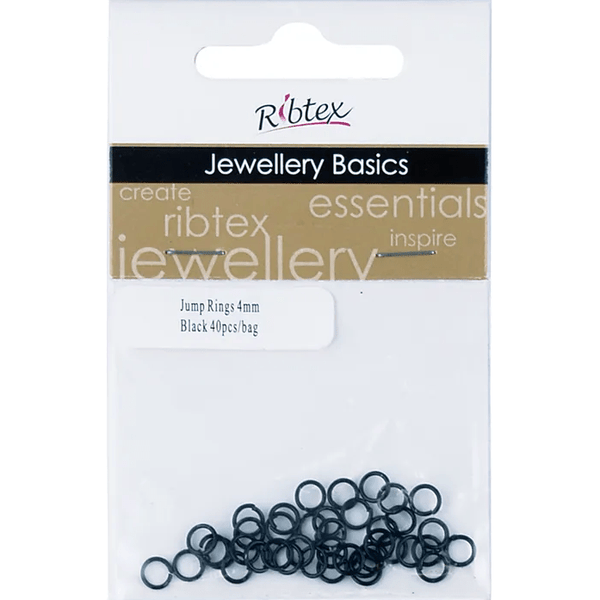 Jump Rings 4mm Ribtex 40pc | | CRAFT2U