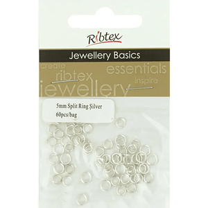 Split Rings 6mm 60pc Ribtex