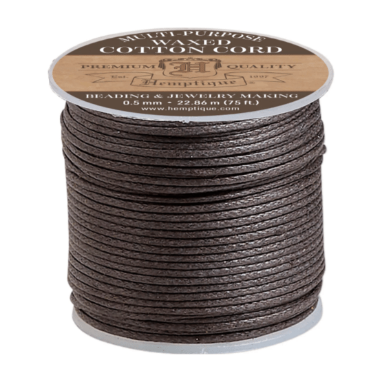 10M 1.5mm Round Real Leather Jewelry Cord Brown Beading Cord