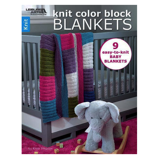 Knit Colour Block Blankets - CRAFT2U