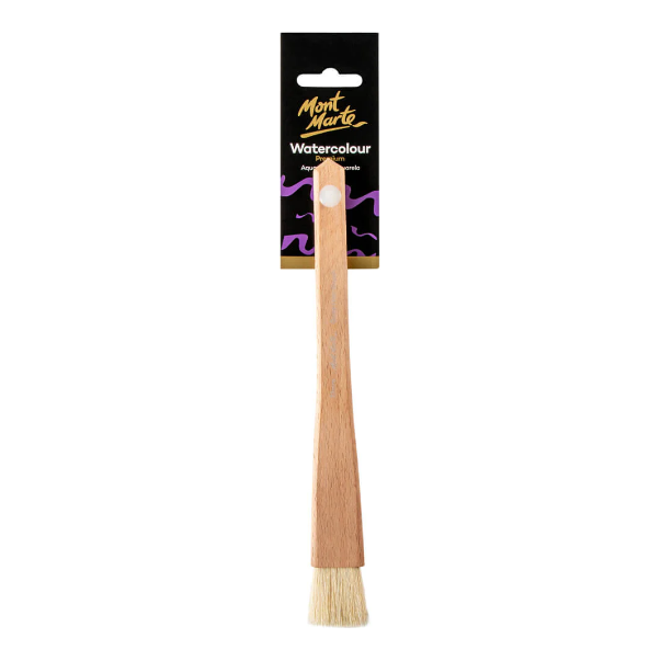 Watercolour Goat Hair Pine Wood Brush Premium( Available in 23mm, 46mm And 65mm) - CRAFT2U