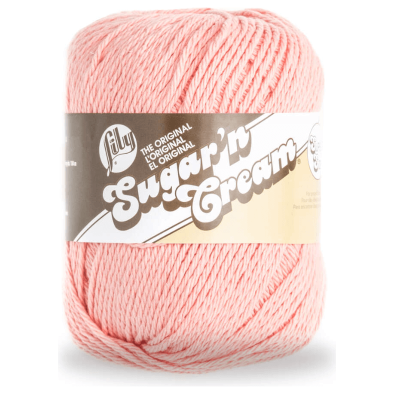Lily Sugar'n Cream Yarn - Hot Pink