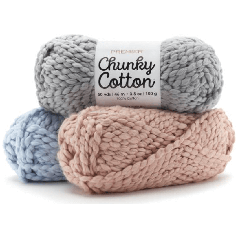 Premier Chunky Cotton Yarn Sold As A 3 Pack