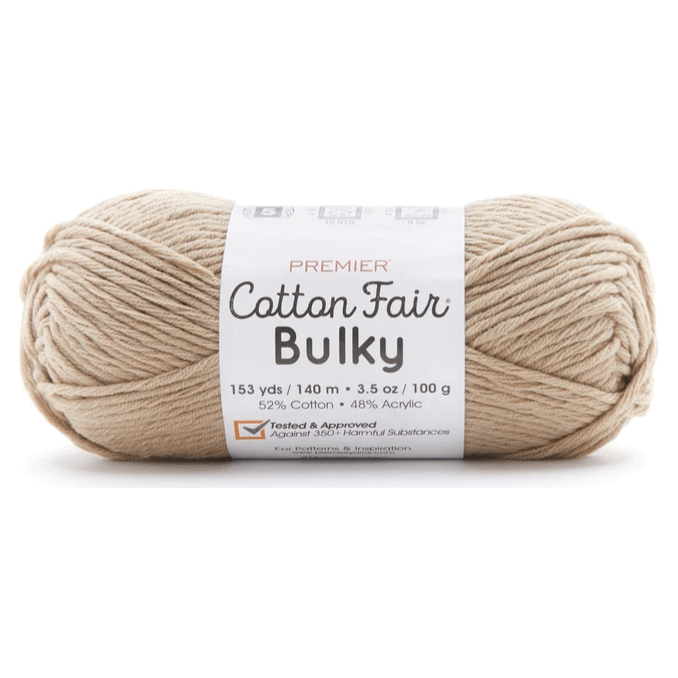 Premier Cotton Fair Bulky Yarn Sold As A 3 Pack