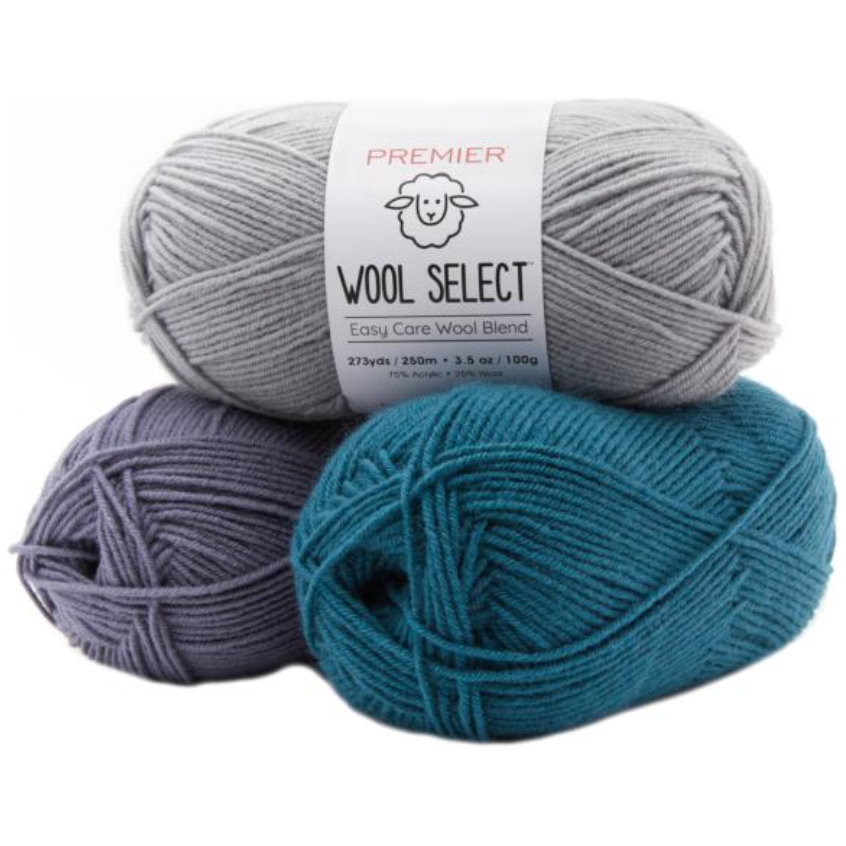 Premier Wool Select Yarn  ( 16 Colours ) - CRAFT2U