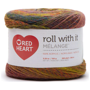 Red Heart Roll With It Melange Yarn    ( 8 Colours  ) - CRAFT2U