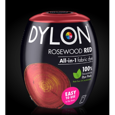 Dylon textile washing machine dye, Plum red ( burlesque red)