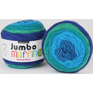 Yatsal Jumbo Muffin Cake Yarn 8Ply 200g (37 Colours Available) - CRAFT2U