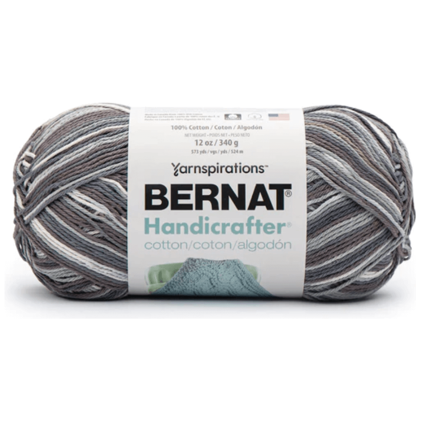 Bernat Handicrafter Cotton Yarn 340g - Ombres-Beach Ball Blue, 1