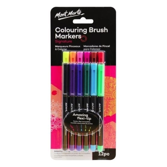 MM Erasable Dual End Markers 6pc