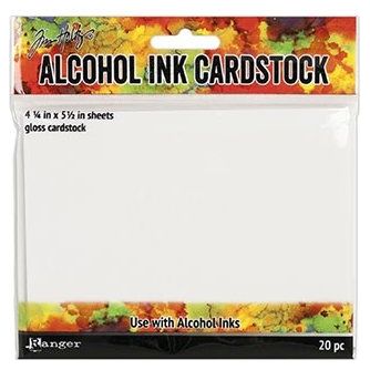 Alcohol Ink Card Stock - 108mmx140mm (20 sheets) - CRAFT2U