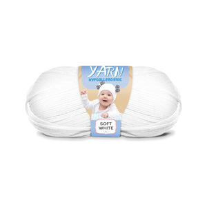 Baby Knitting Yarn 100% Soft Acrylic 3ply 100g (13 colours available) - CRAFT2U