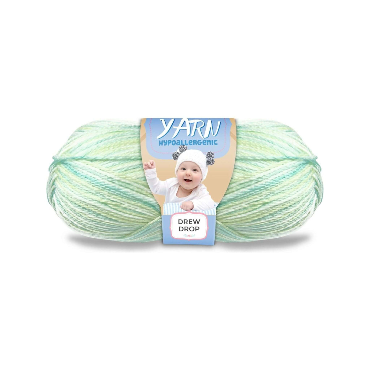 Baby Yarn (Hypoallergenic)100% Soft Acrylic 3ply 100g - CRAFT2U