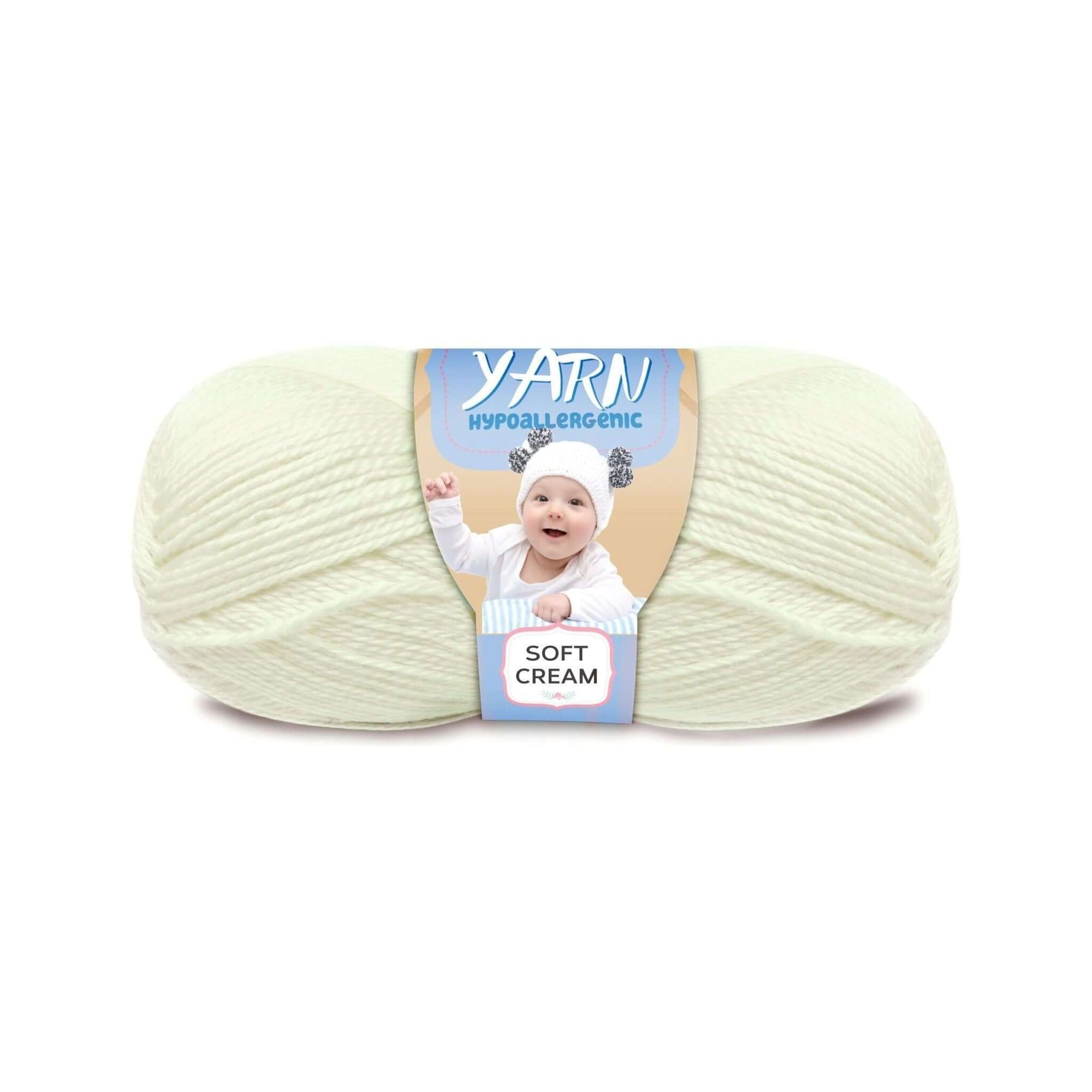 Baby Yarn (Hypoallergenic)100% Soft Acrylic 3ply 100g