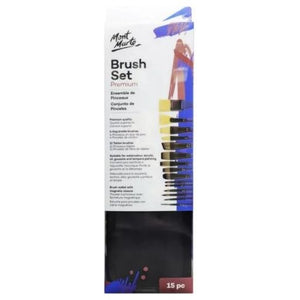 Brush Set Premium 15pc - CRAFT2U