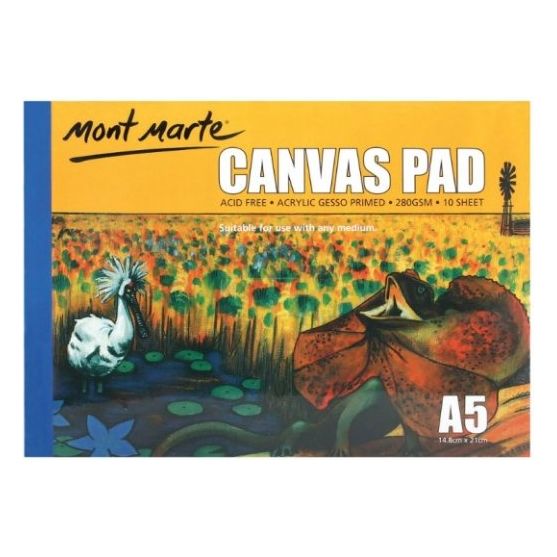 Canvas Pad 10 Sheet (Available In A4 And A5) - CRAFT2U