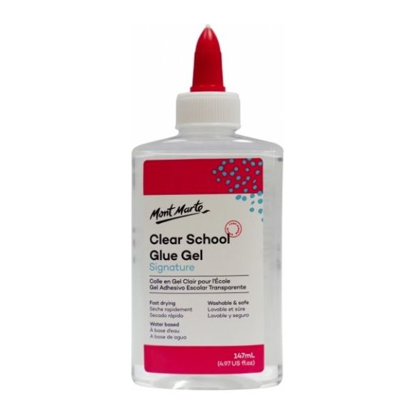 Clear School Glue Gel 147ml - CRAFT2U