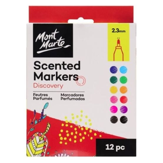 Scented Markers 2.3mm Tip 12pc