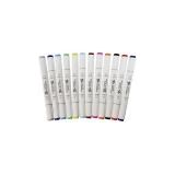 Dual Tip Alcohol Based Art Markers 12 pc - CRAFT2U