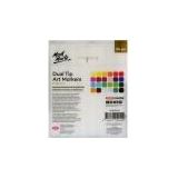 Dual Tip Alcohol Based Art Markers 24pc - CRAFT2U