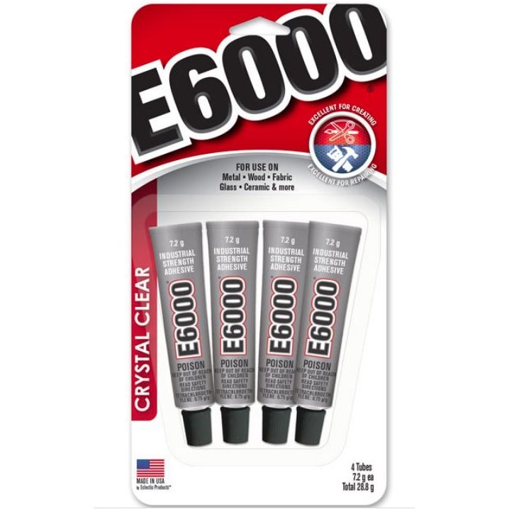 E6000 Industrial Strength Adhesive (4pc) - CRAFT2U