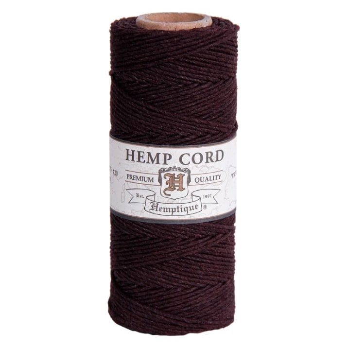 NATURAL HEMP TWINE - Package of 20 True Hemp Spools offers - 1mm 20lb - 205feet/ 62m - 50gram per spool - Choose Your 20 Colors