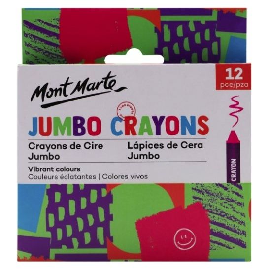Jumbo Crayons 12pc - CRAFT2U