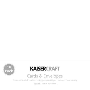 Kaisercraft Blank Card & Envelope Packs - CRAFT2U