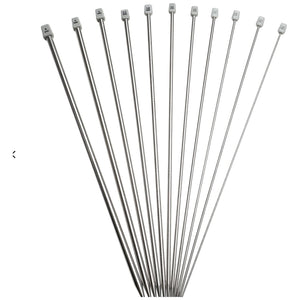 Knitting needle 25cm stainless steel