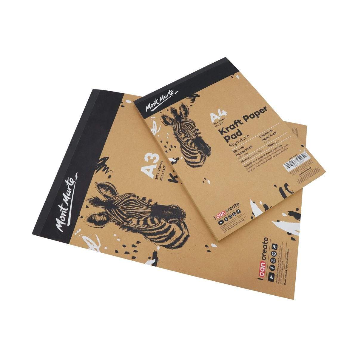 Kraft Paper Pad 50sheets 115gsm (2 sizes) - CRAFT2U