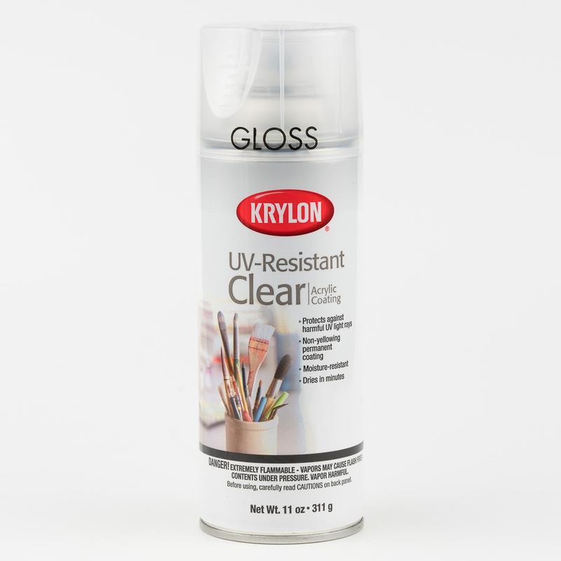 Krylon Spray UV-Resistant Clear Gloss 11 oz.