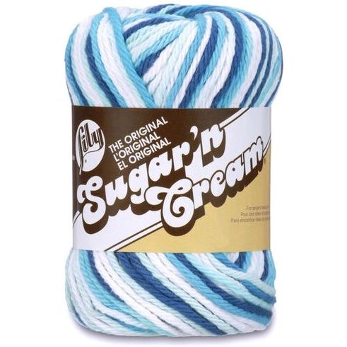 Lily Sugar'n Cream Super Size Ombres Yarn, Buttercream