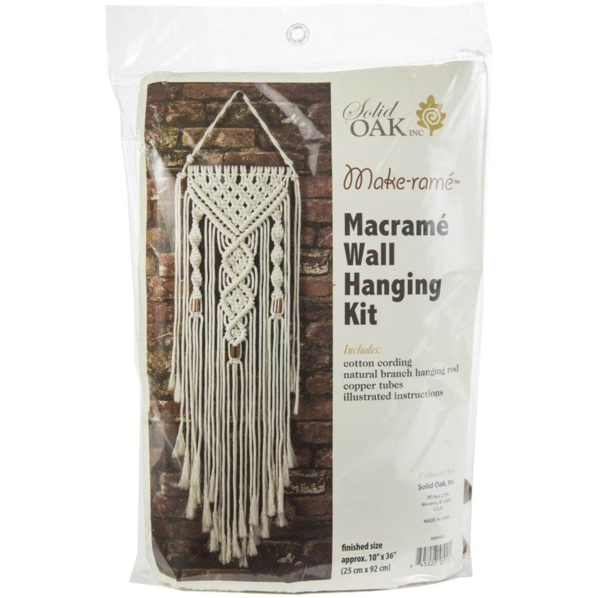 Macrame Wall Hanging Kit Dual Spirals